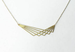 Geometric Lines Necklace