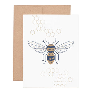 Honeybee Greeting Card